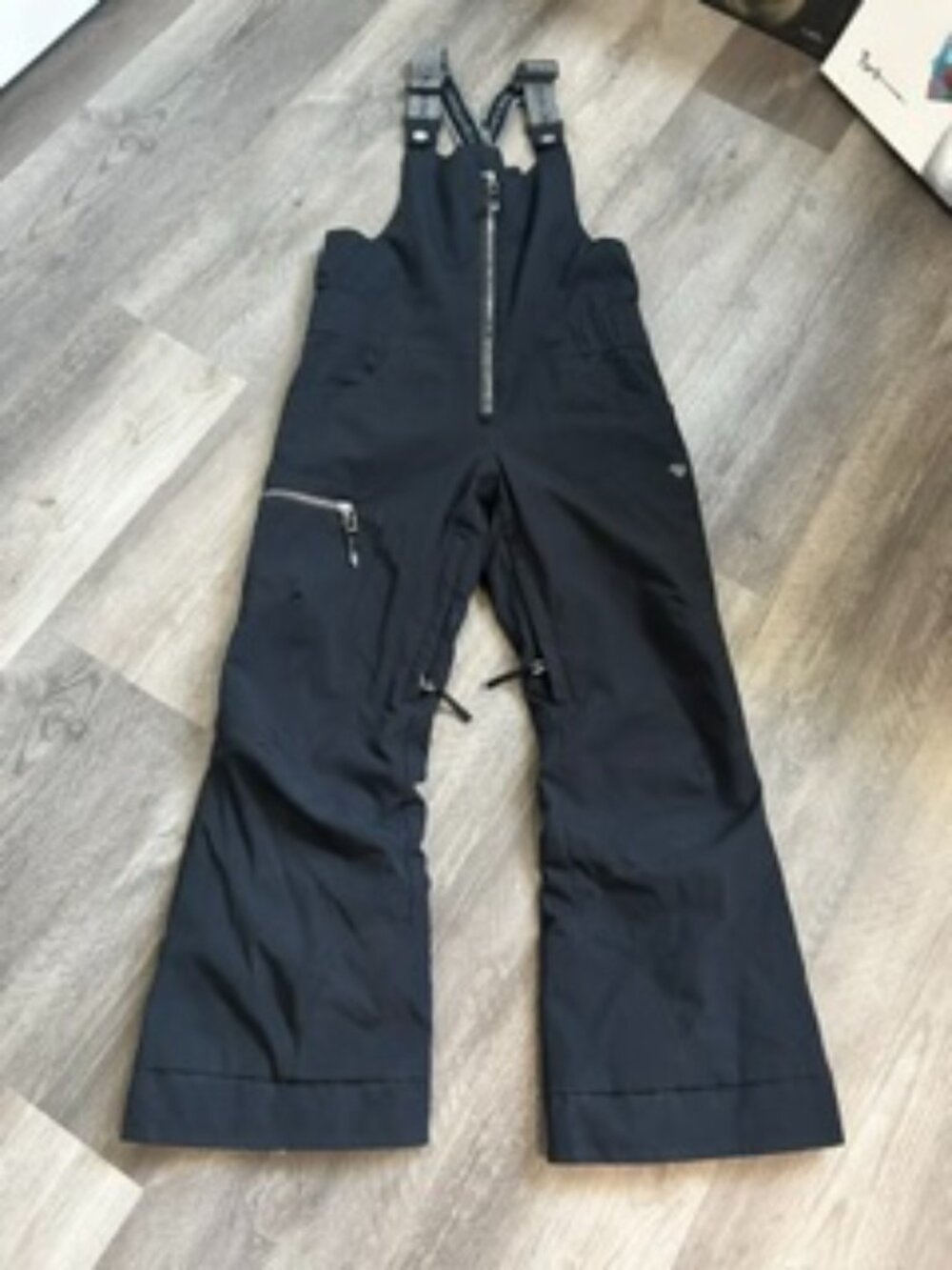 Obermeyer Kids Ski Bib Snow Pants Teen S 8 Black Extended Wear